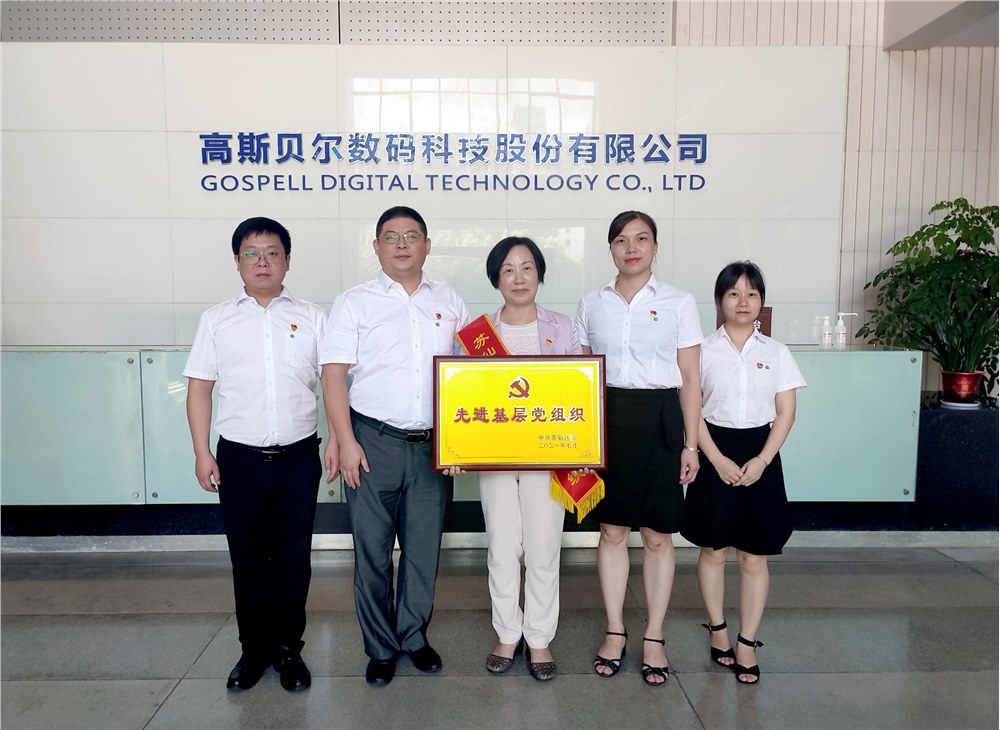 热烈祝贺高斯贝尔公司党支部获得“先进基层党组织”荣誉称号